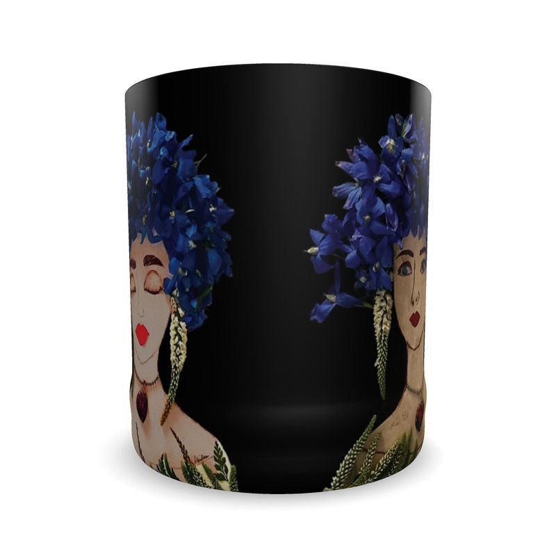 "Blue" ,"Speedwell", "Buttercup" Whiskey Glass/Votive Candle Holder