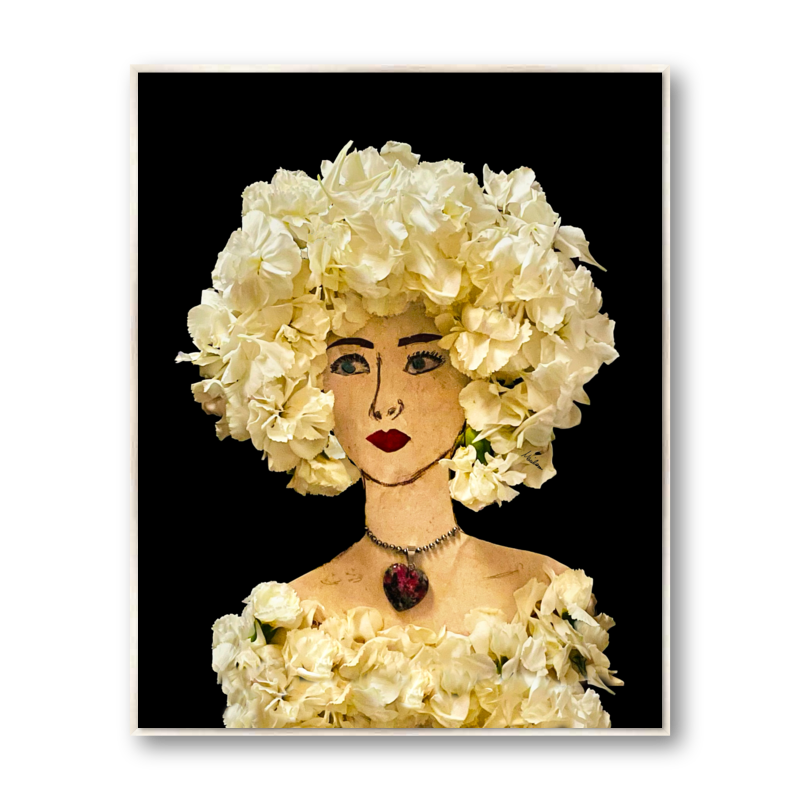 Carnation Metal Print - Rectangle Silver