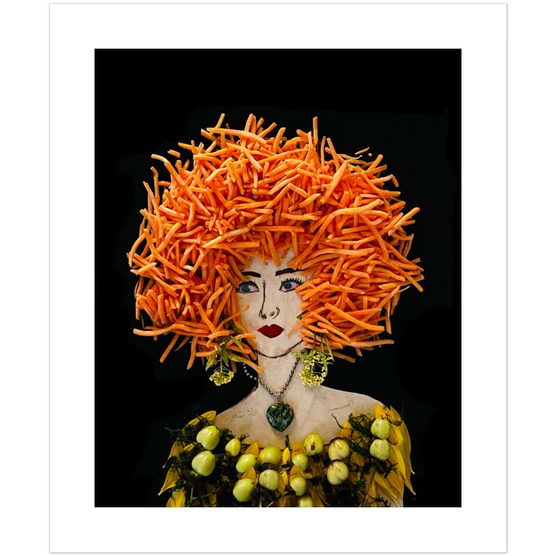 Carrot Fine Art Print - Rectangle Unframed