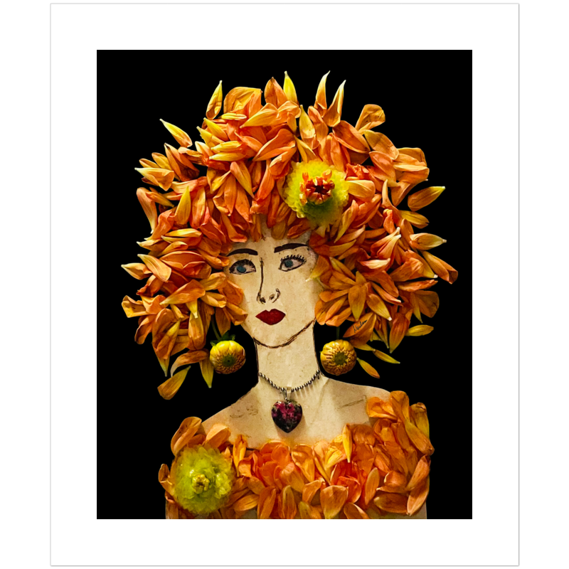 Dahlia Fine Art Print - Rectangle Unframed