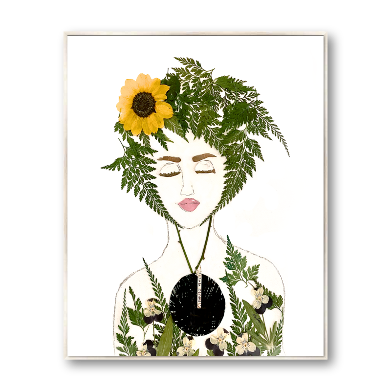 Fern Metal Print - Rectangle Silver