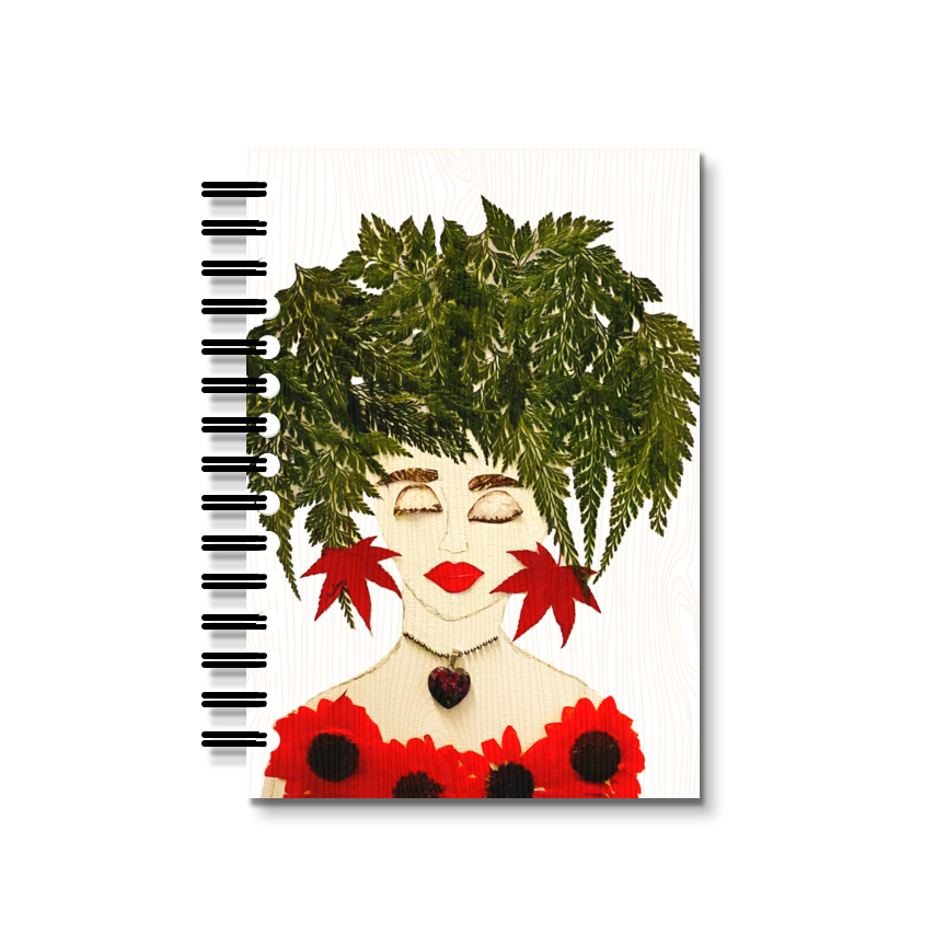 Fern Red Notebook