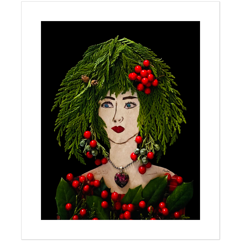 Holly Berry Fine Art Print - Rectangle Unframed