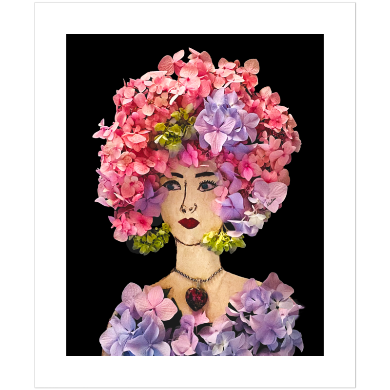 Hydrangea Fine Art Print - Rectangle Unframed