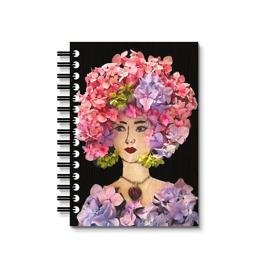 Hydrangea Notebook