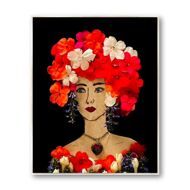 Impatiens Metal Print - Rectangle Silver