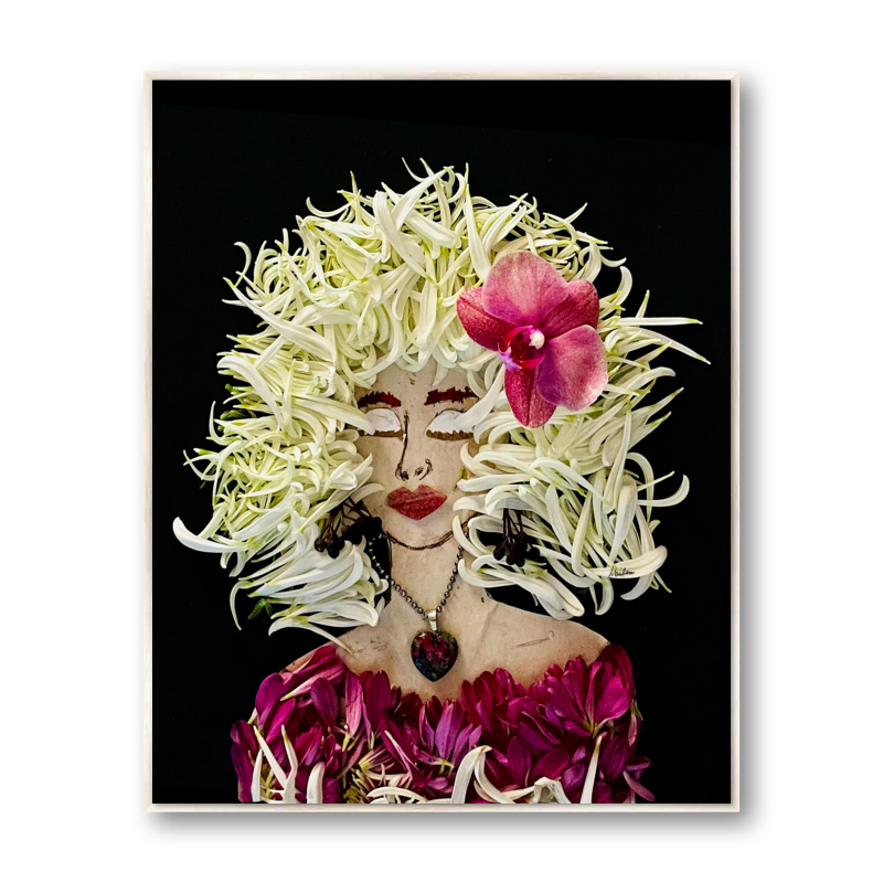 Marilyn Metal Print - Rectangle Silver