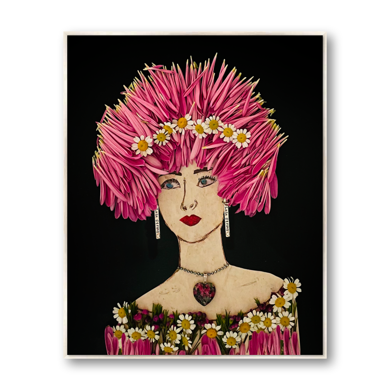 Pink Metal Print - Rectangle Silver