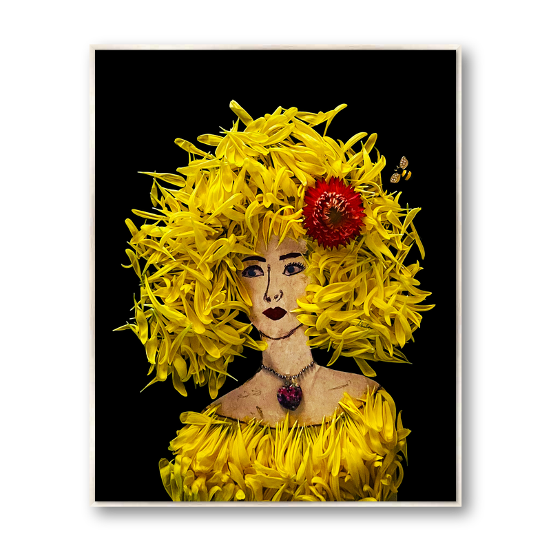 Pollen Metal Print - Rectangle Silver