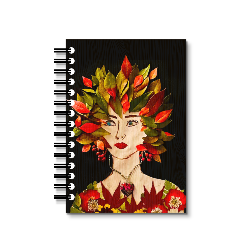 Red Nandina Notebook