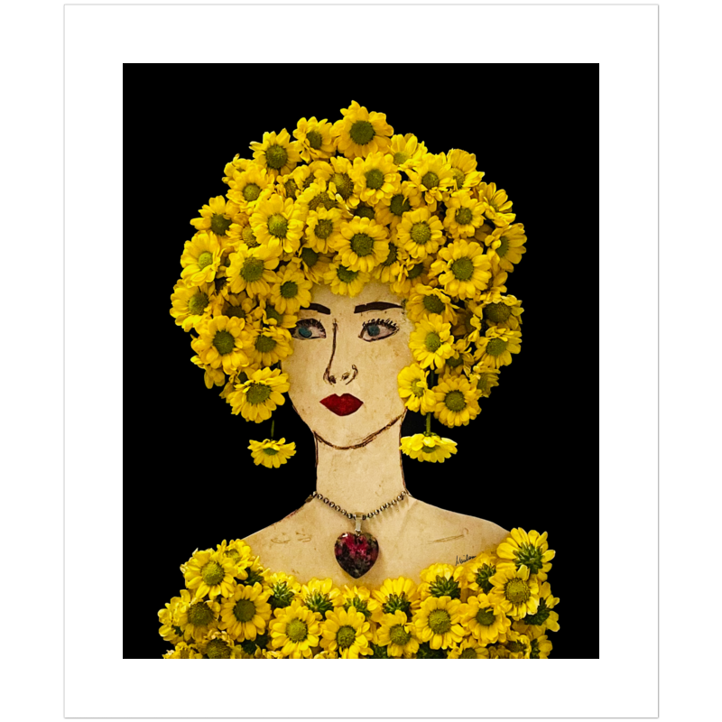 Wild Daisy Fine Art Print - Rectangle Unframed