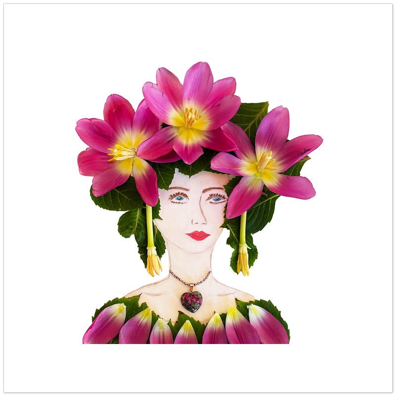 Yaya Fine Art Print - Square Unframed