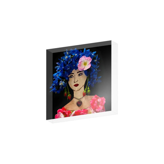 "Buttercup" Acrylic Block