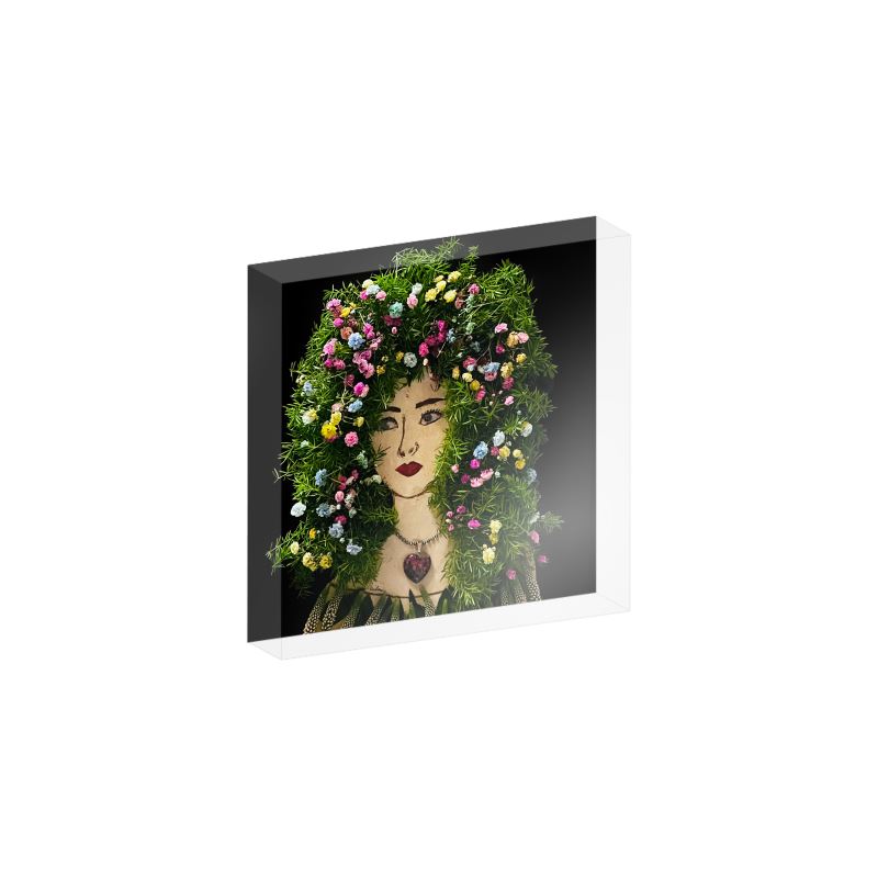 "Veronica "Acrylic Block