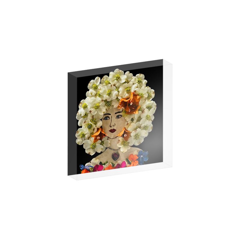 "Dogwood" Acrylic Block