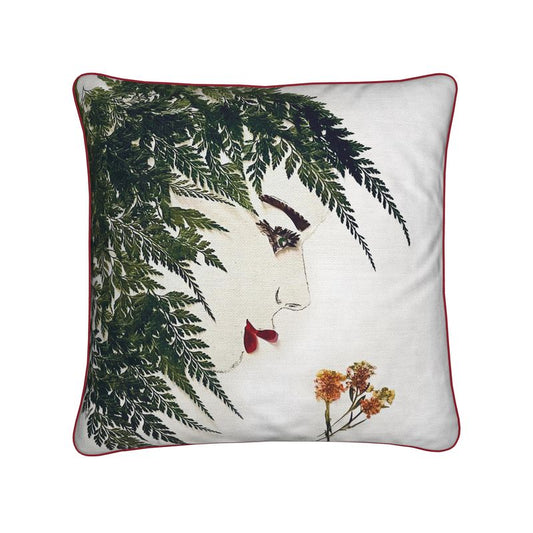 "Fern Profile" Pillow Cover. No insert