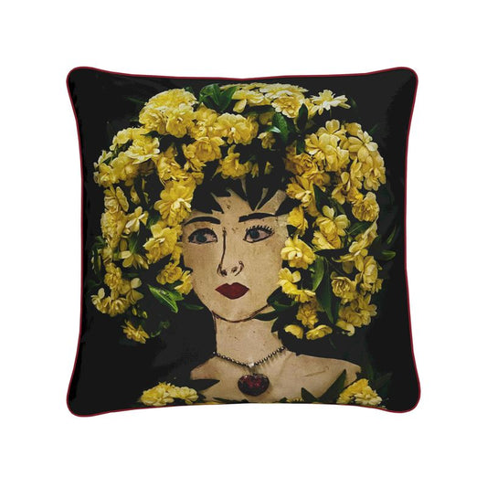 "Lady Banks" Pillow Cover. No insert.