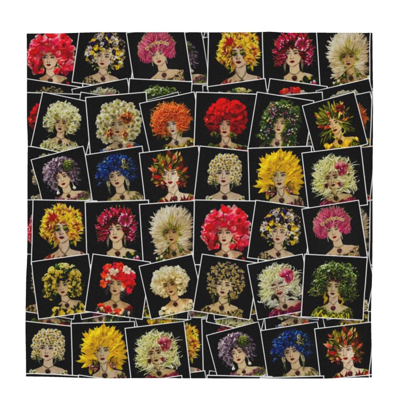 "Lulu" Montage Scarf