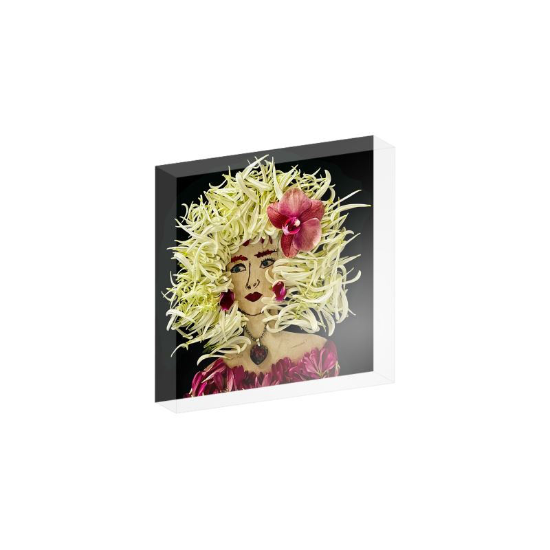 "Marilyn Open Eyes" Acrylic Block