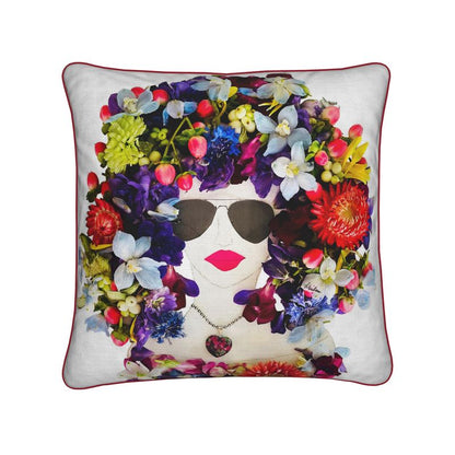 "Girlfriend" Pillow Cover. No insert.