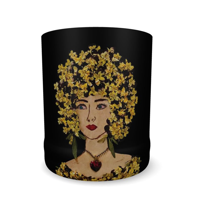 "Pansy" & "Gilded Pansy" Whiskey Glass/Votive Candle Holder