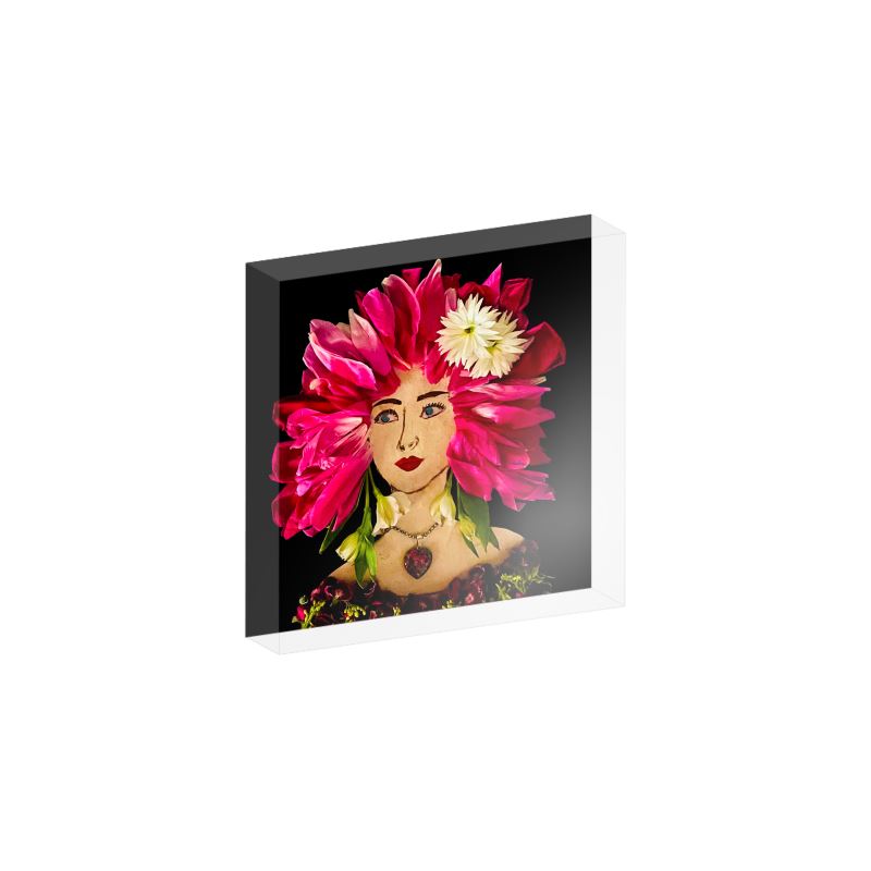 "Sooner Garden" Acrylic Block