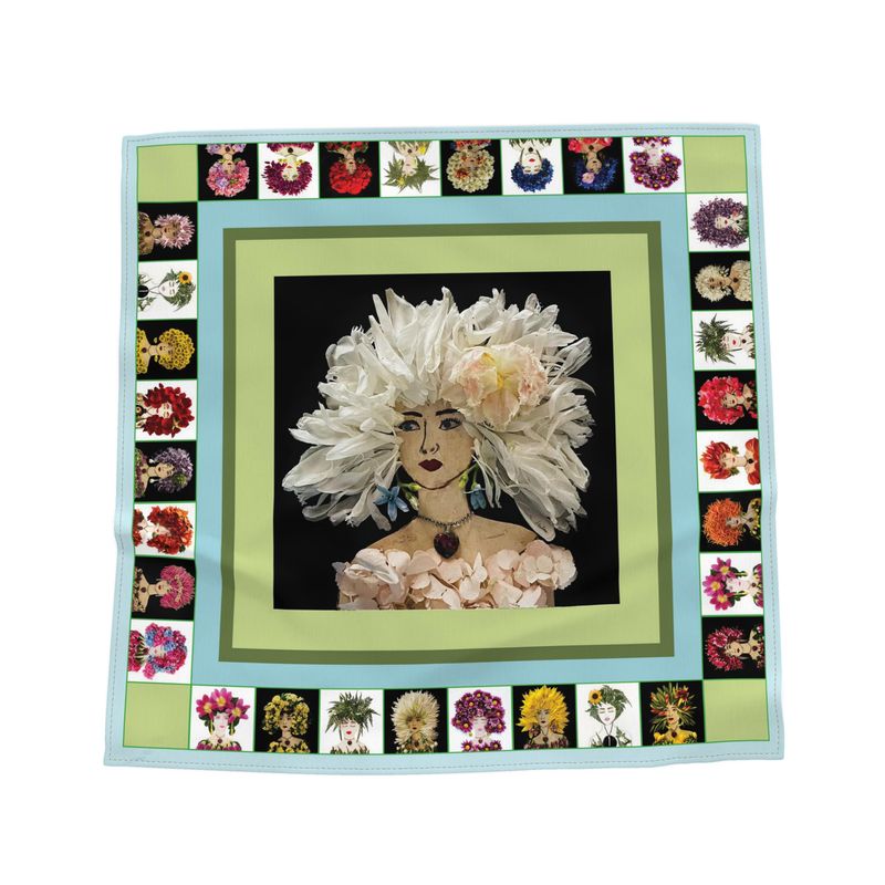 "Peony" with Lulu Border Bandana