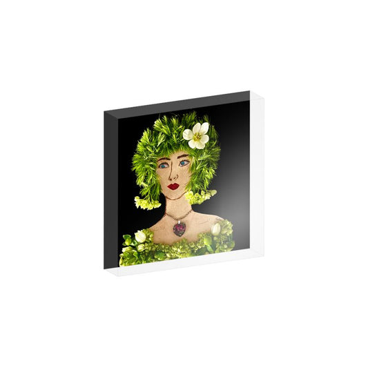 "Spring" Acrylic Block