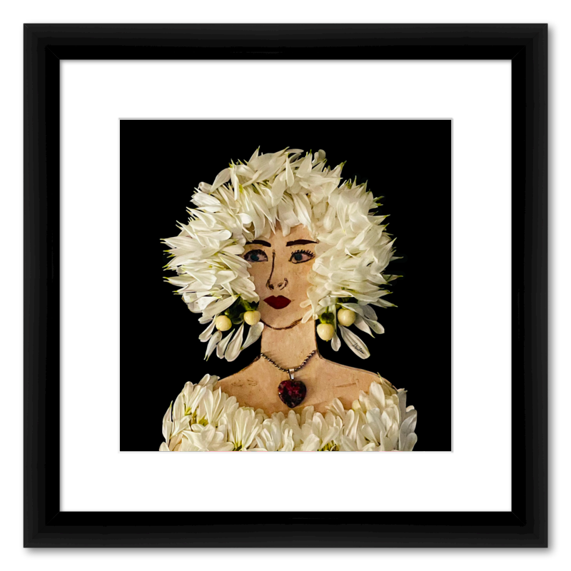 Aster Fine Art Print - Square Italian Prime Frame