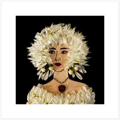 Aster Fine Art Print - Square Unframed