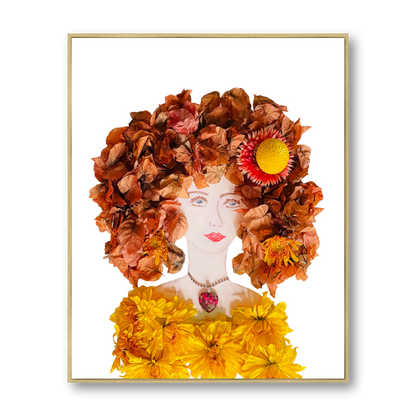 Autumn Metal Print - Rectangle Gold