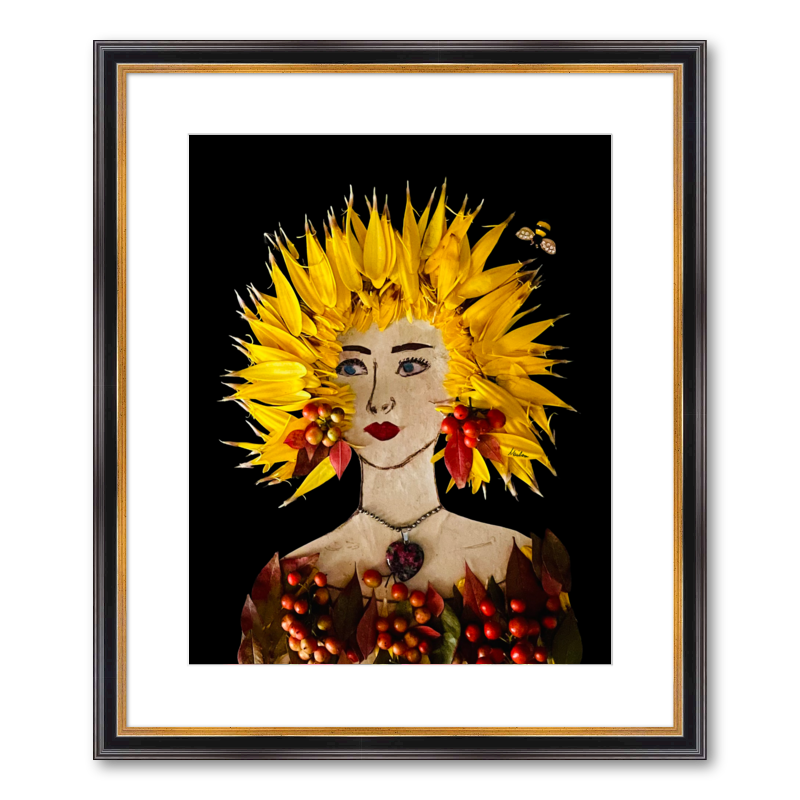 Autumn Sun Fine Art Print - Rectangle Academie Frame