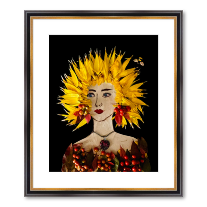 Autumn Sun Fine Art Print - Rectangle Academie Frame