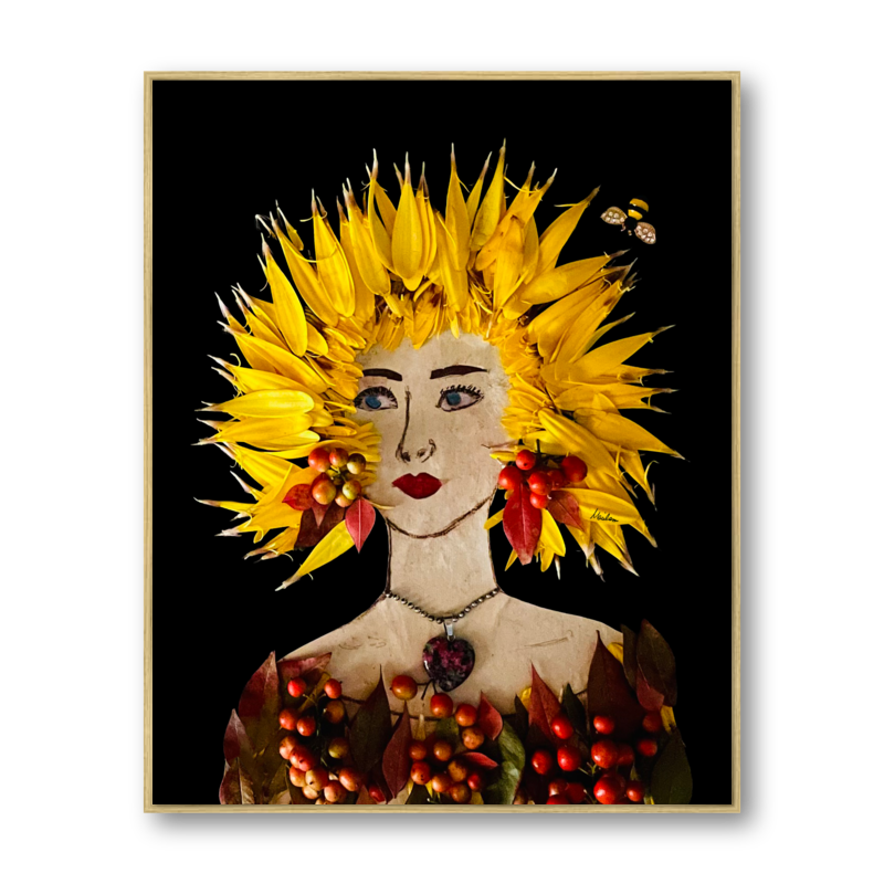 Autumn Sun Metal Print - Rectangle Gold