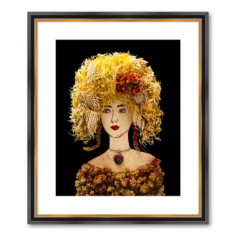 Banksia Fine Art Print - Rectangle Academie Frame