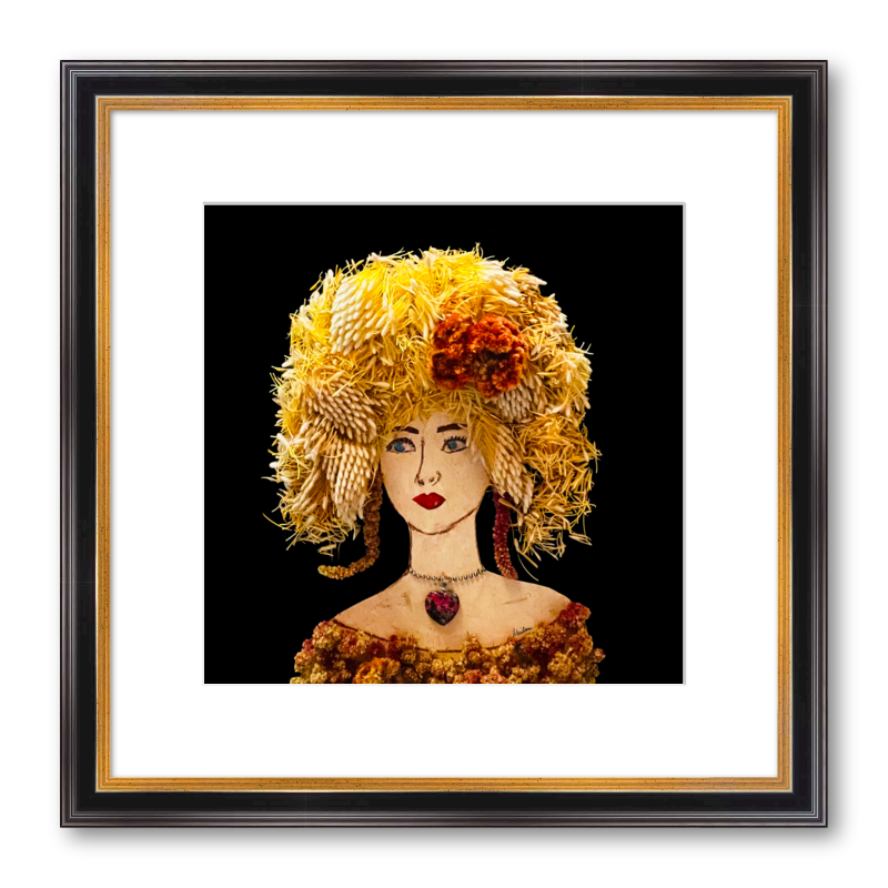 Banksia Fine Art Print - Square Academie Frame