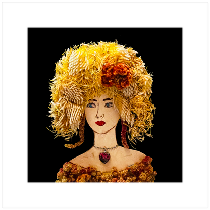 Banksia Fine Art Print - Square Unframed