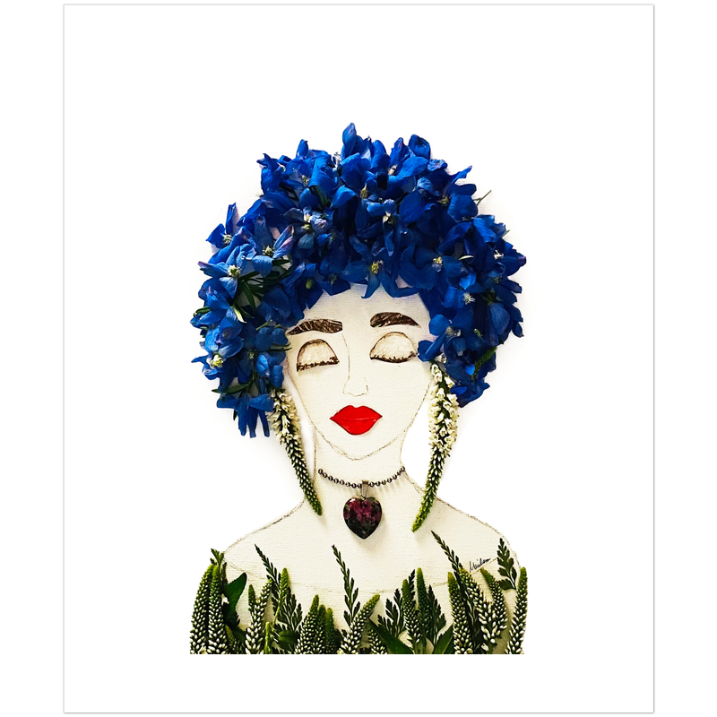 Blue Fine Art Print - Rectangle Unframed
