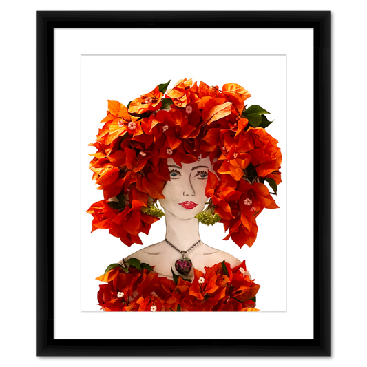 Bougainvillea Fine Art Print - Rectangle Italian Prime Frame