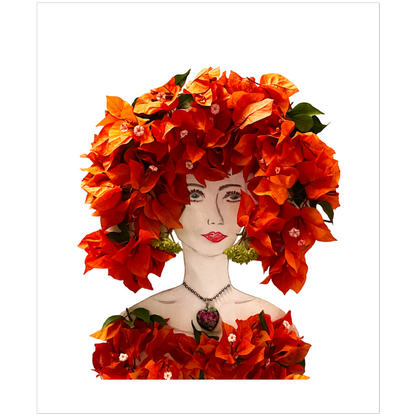 Bougainvillea Fine Art Print - Rectangle Unframed