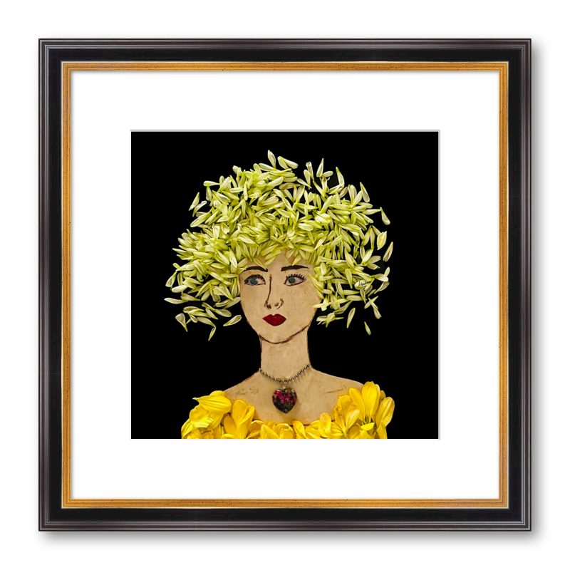 Brassica Fine Art Print - Square Academie Frame