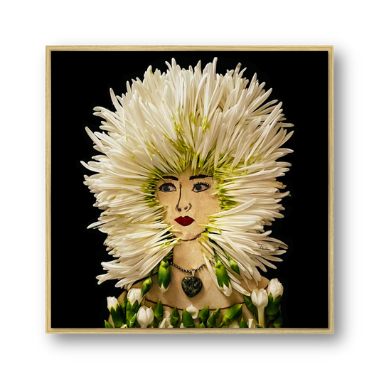 Bride Metal Print - Square Gold