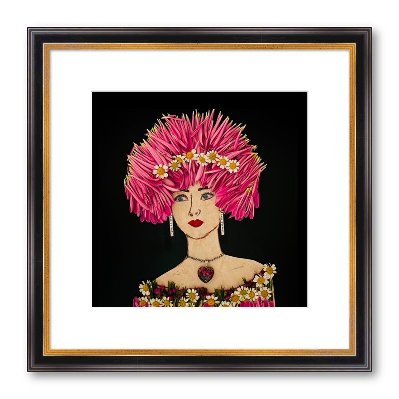 Bridesmaid Fine Art Print - Square Academie Frame