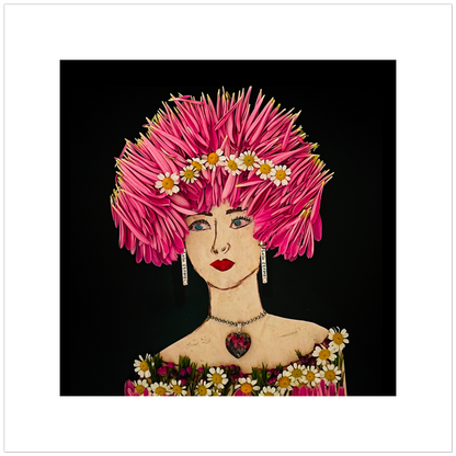 Bridesmaid Fine Art Print - Square Unframed