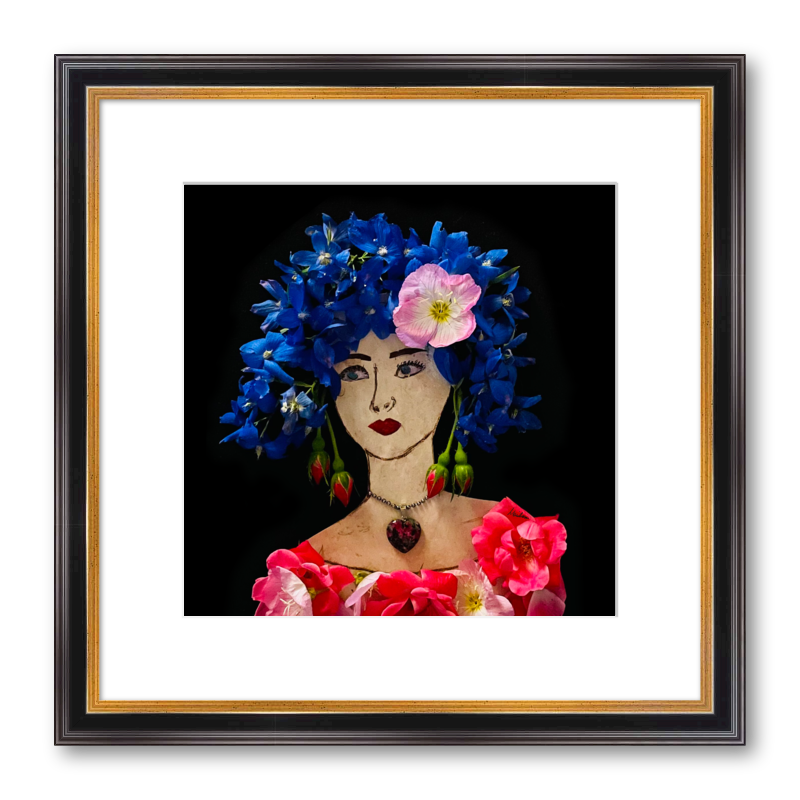 Buttercup Fine Art Print - Square Academie Frame
