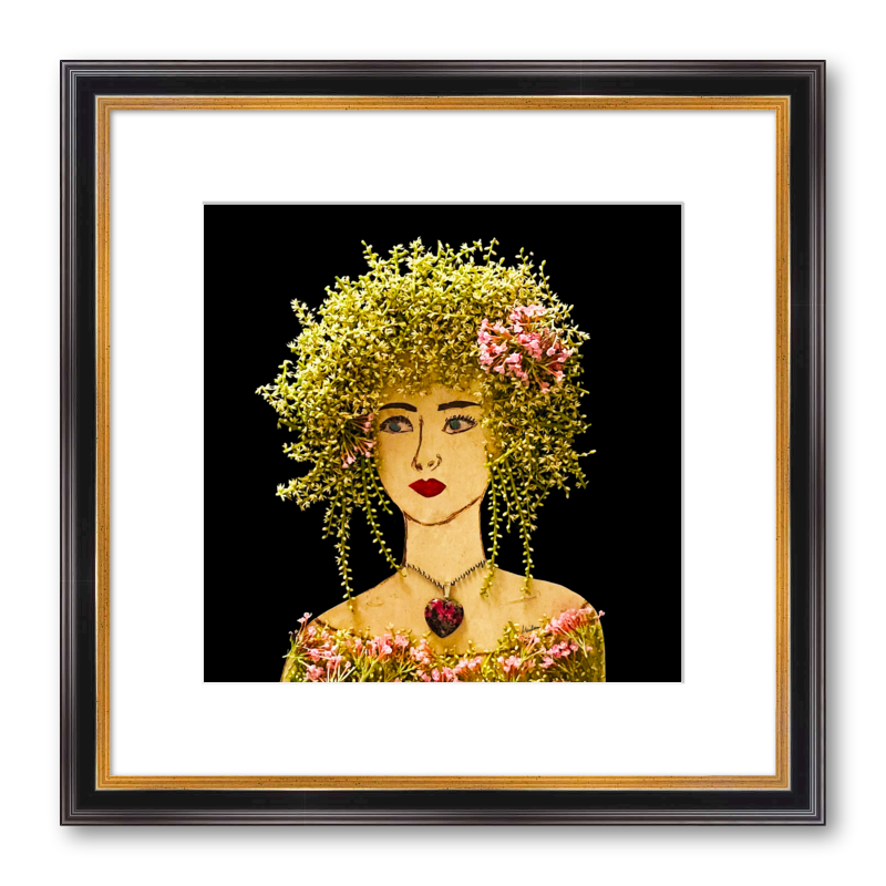 Butterfly Fine Art Print - Square Academie Frame