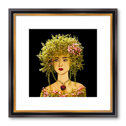 Butterfly Fine Art Print - Square Academie Frame