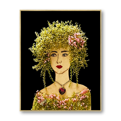 Butterfly Metal Print - Rectangle Gold