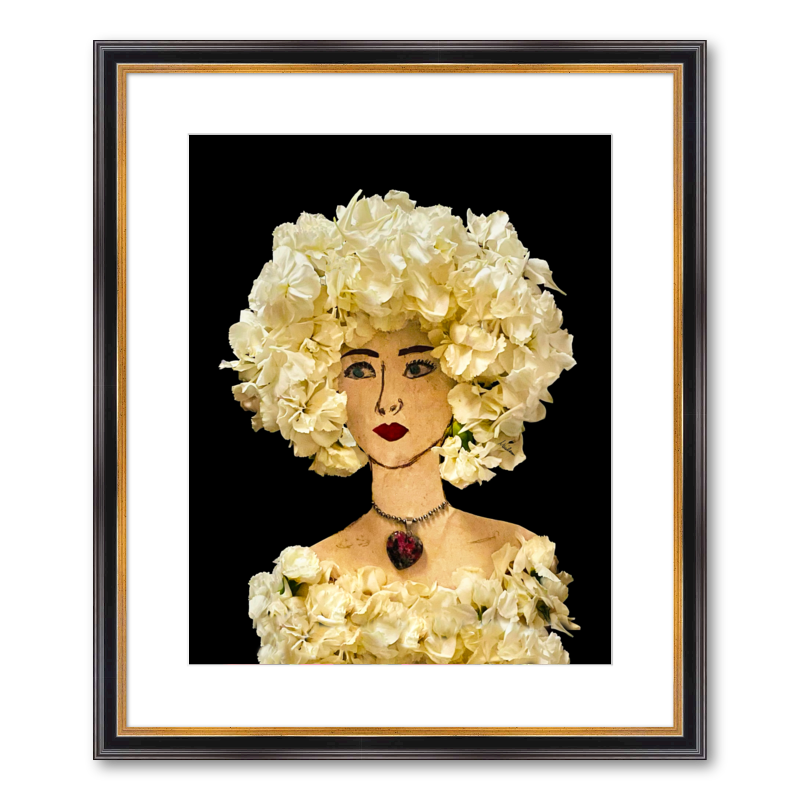 Carnation Fine Art Print - Rectangle Academie Frame