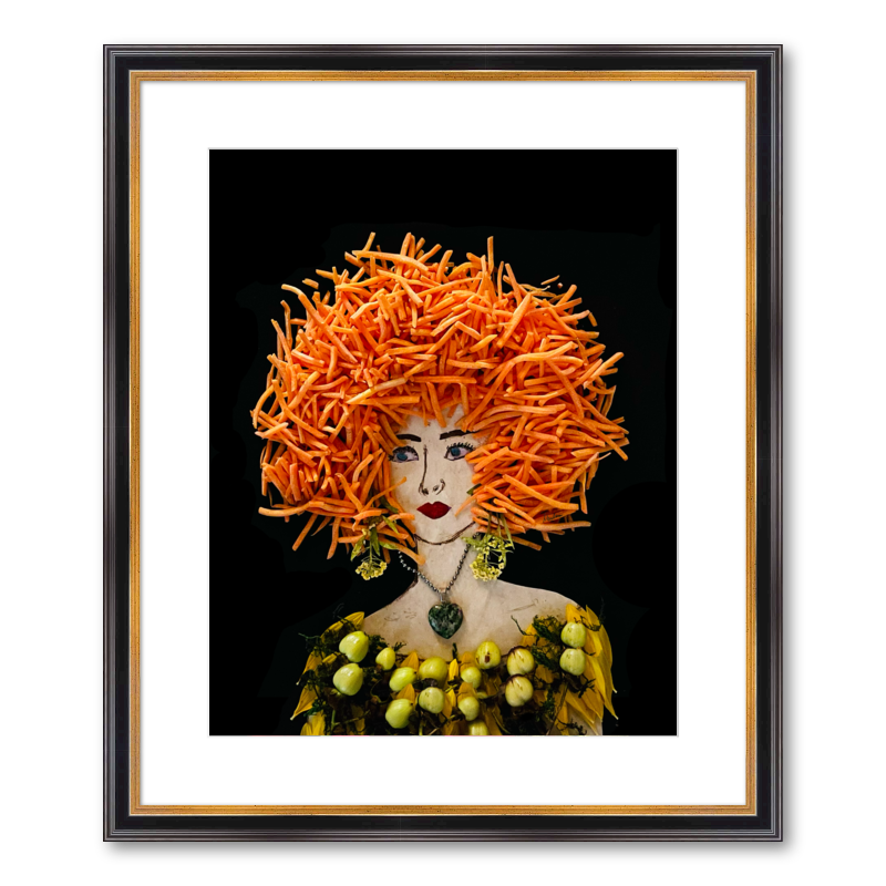 Carrot Fine Art Print - Rectangle Academie Frame